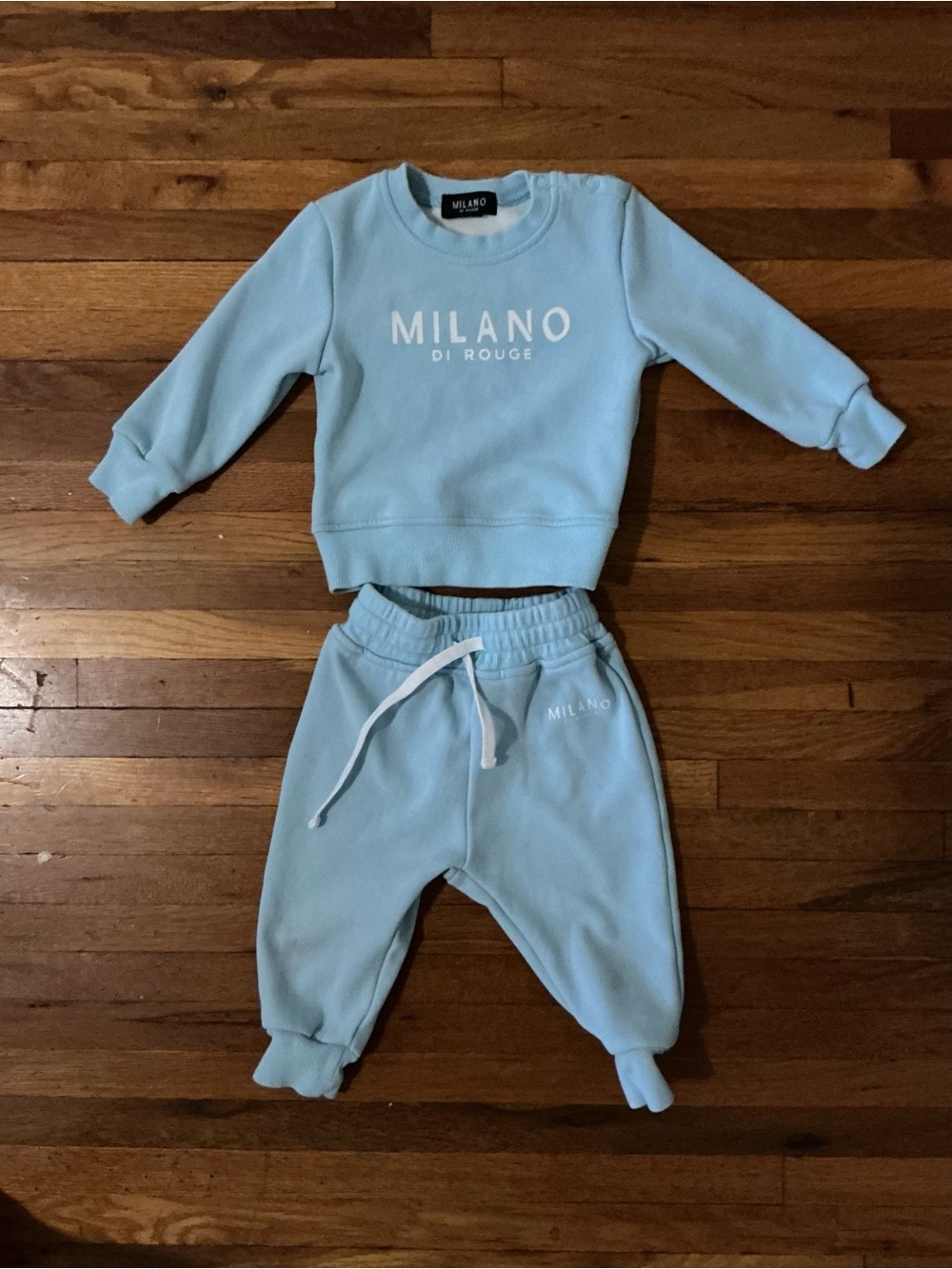 Milano Di Rouge Light Blue Sweatshirt & Joggers Set